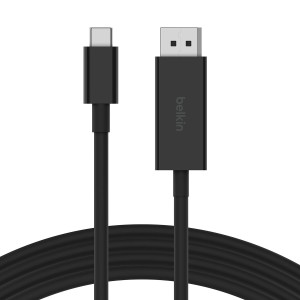 Adaptateur USB C vers DisplayPort Belkin 2 m Noir