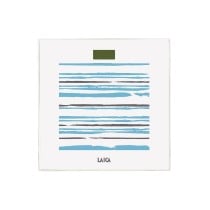 Balance Numérique de Salle de Bain LAICA PS1074 Blanc A rayures Multicouleur Verre trempé 150 kg