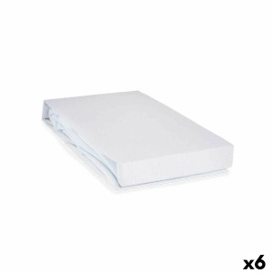 Mattress protector White 135 x 195 cm (6 Units)