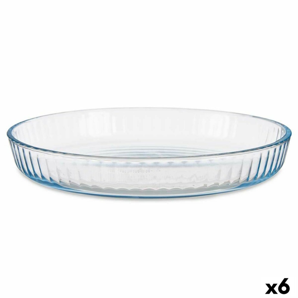 Plateau pour Four Vivalto 45014 Transparent Verre Borosilicaté 31,2 x 5 x 5 cm (6 Unités)