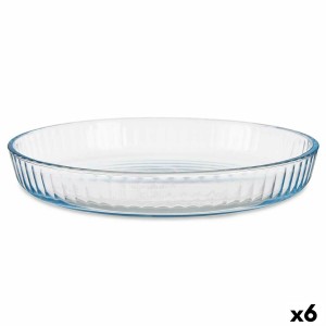 Baking tray Vivalto 45014 Transparent Borosilicate Glass 31,2 x 5 x 5 cm (6 Units)