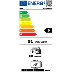 TV intelligente Nilait Luxe NI-43UB8001SE 4K Ultra HD 43"