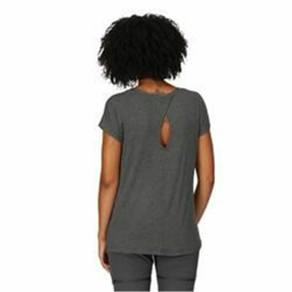 Women’s Short Sleeve T-Shirt Regatta Limonite VI Seal Moutain Grey