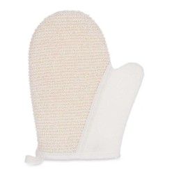 Gant de toilette Blanc Beige (24 Unités)