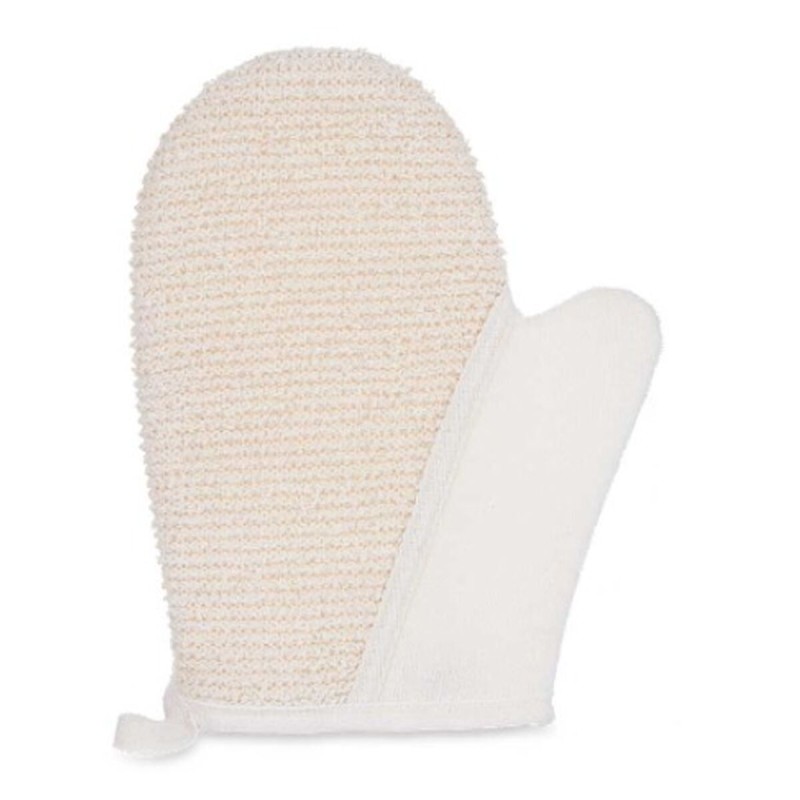 Bath Mitten Berilo B7081-10 White Beige (24 Units)