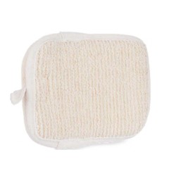 Gant de toilette Blanc Beige (24 Unités)