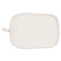 Gant de toilette Blanc Beige (24 Unités)