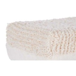 Body Sponge White Beige 14 x 5 x 9 cm (24 Units)