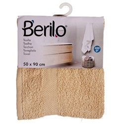 Badetuch Berilo 89657 Creme 80 % Baumwolle 20 % Polyester 50 x 90 cm (6 Stück)