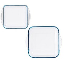 Set of Kitchen Dishes Pasabahce Borcam Squared (4 Units)