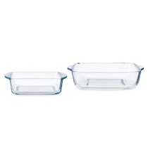 Set of Kitchen Dishes Pasabahce Borcam Squared (4 Units)