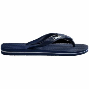 Men's Flip Flops Havaianas Logo Blue