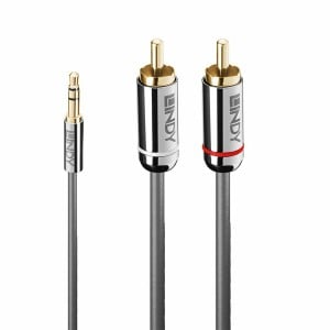 Câble Audio Jack (3,5 mm) vers 2 RCA LINDY 35333