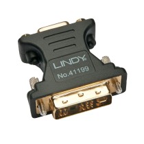 DVI-zu-VGA-Adapter LINDY 41199 Schwarz