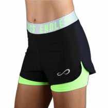 Short de Sport pour Femme Endless Tech Iconic Jaune Noir