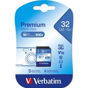 Carte Mémoire SD Verbatim PREMIUM SDHC C10/U1 32 GB