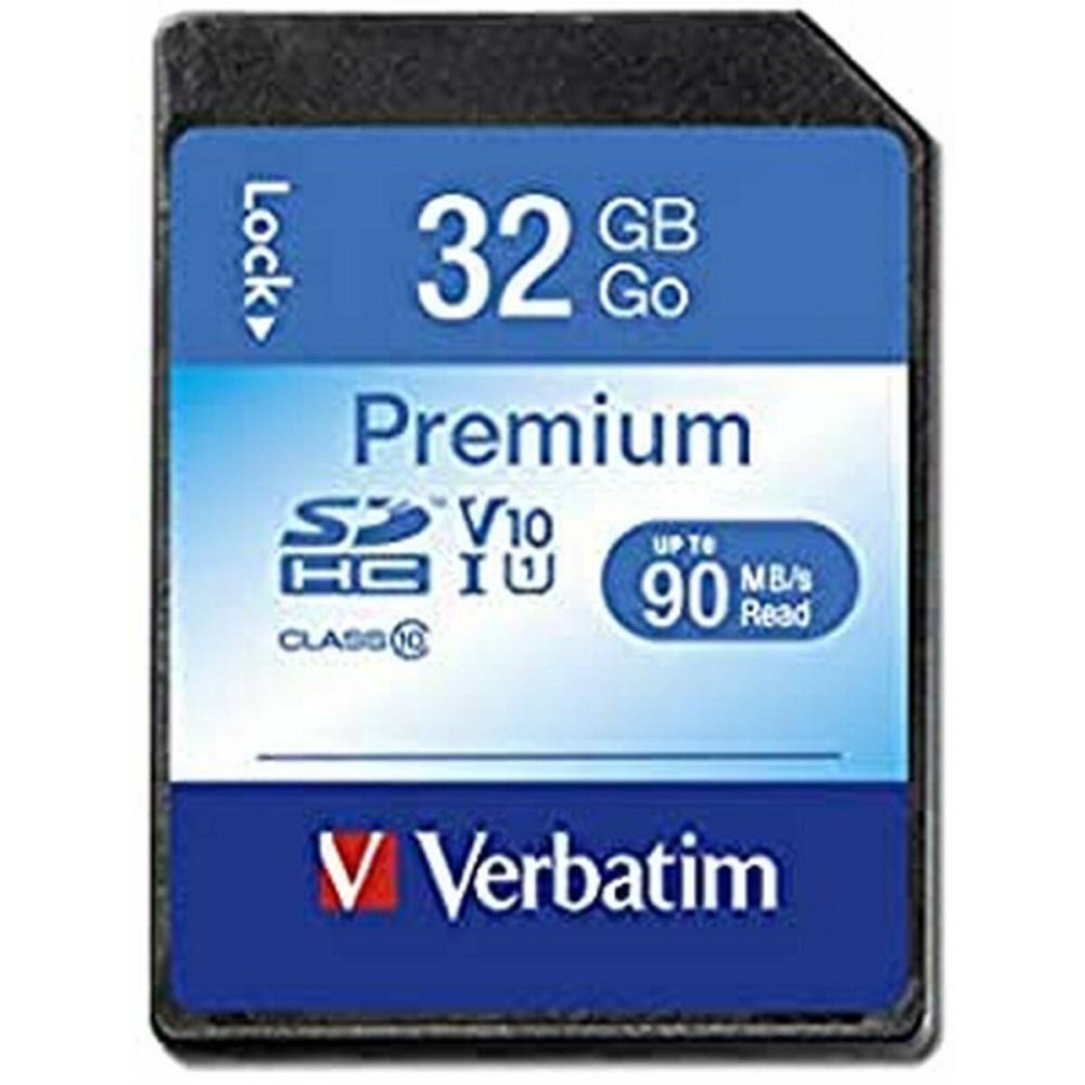 Carte Mémoire SD Verbatim PREMIUM SDHC C10/U1 32 GB