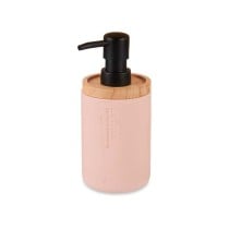 Soap Dispenser Berilo B5456BC-1 - 448 Pink Wood Resin Plastic 9,5 x 18,5 x 7,8 cm (6 Units)