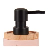 Soap Dispenser Berilo B5456BC-1 - 448 Pink Wood Resin Plastic 9,5 x 18,5 x 7,8 cm (6 Units)