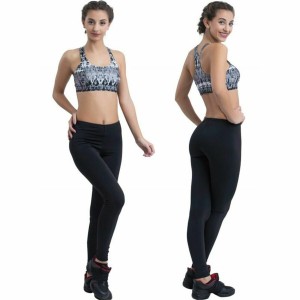 Sporthose Damen Happy Dance básico Schwarz