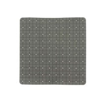 Tapis de Douche Antidérapant Berilo BM509S -315 Gris PVC 50,3 x 50,3 x 0,7 cm Carreaux (6 Unités)