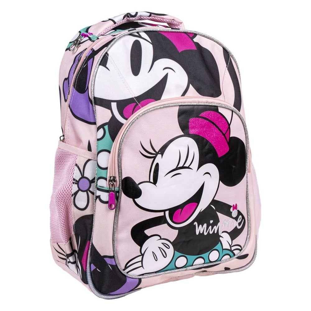 School Bag Minnie Mouse Pink 32 x 15 x 42 cm