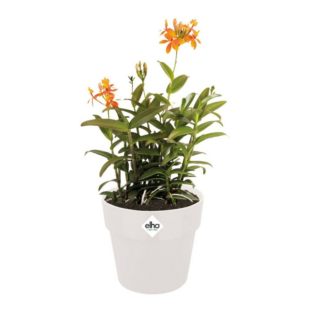 Blumentopf Elho Weiß Kunststoff rund Ø 35 cm Ø 35 x 32 cm