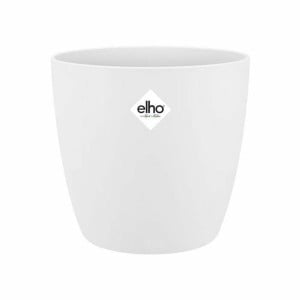 Plant pot Elho 5642723015000 White polypropylene Plastic Circular