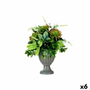 Decorative Plant Ibergarden XD19-1370 Plastic Wineglass 25 x 36 x 25 cm (4 Units)