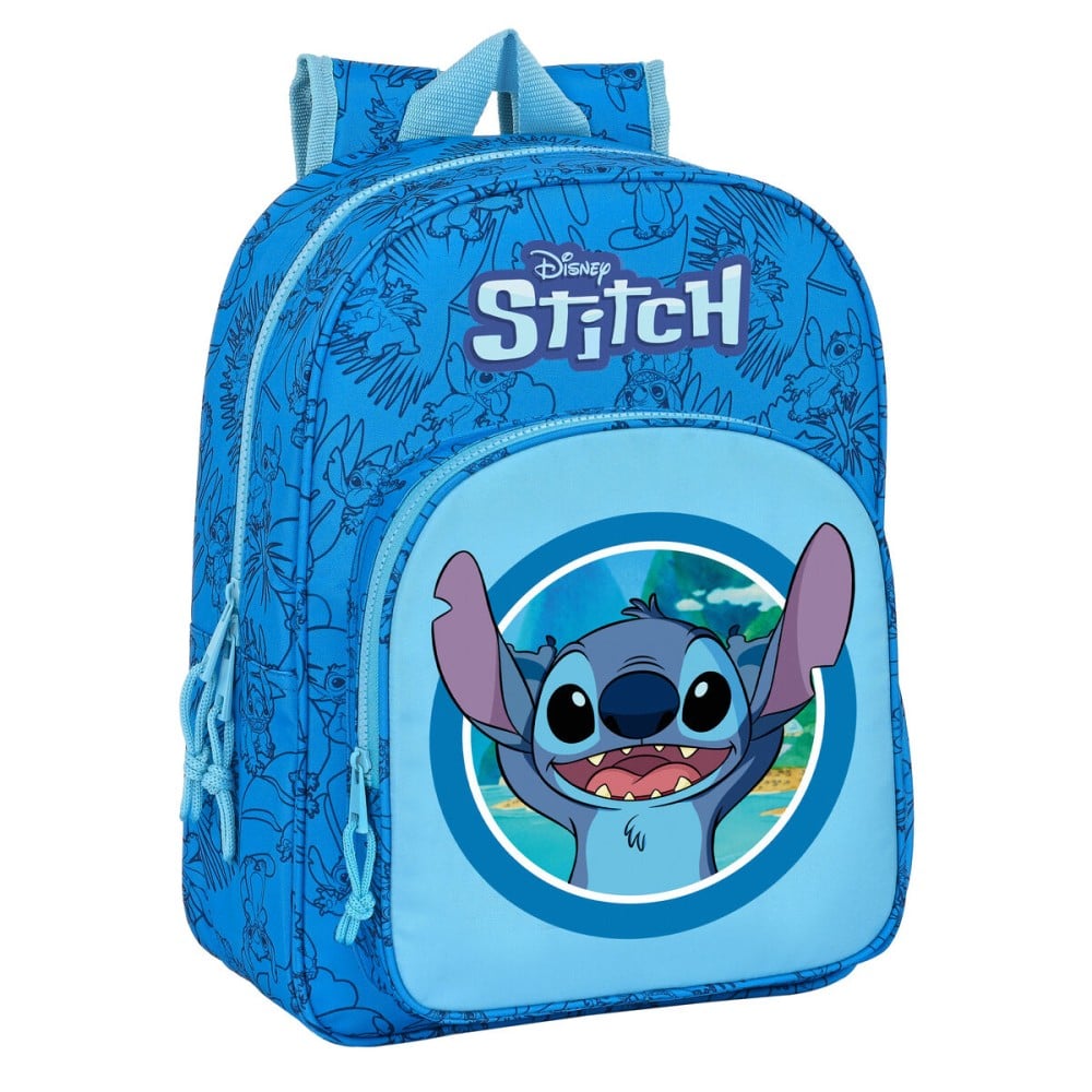 Schulrucksack Stitch Blau 26 x 34 x 11 cm