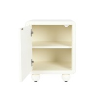 Table de Nuit DKD Home Decor Blanc Bois MDF 45 x 40 x 55 cm