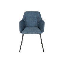 Chair DKD Home Decor Blue Black 59,5 x 60,5 x 78 cm