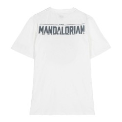 Kurzarm-T-Shirt für Kinder The Mandalorian Weiß