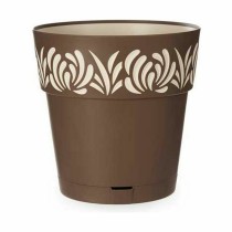 Pot auto-arrosant Stefanplast Gaia Marron Plastique 29 x 29 x 29 cm (6 Unités)