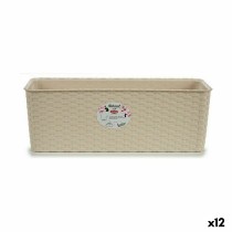 Jardinière Stefanplast Beige Plastique 17,5 x 16 x 48,5 cm (12 Unités)