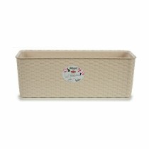 Planter Stefanplast Beige Plastic 17,5 x 16 x 48,5 cm (12 Units)