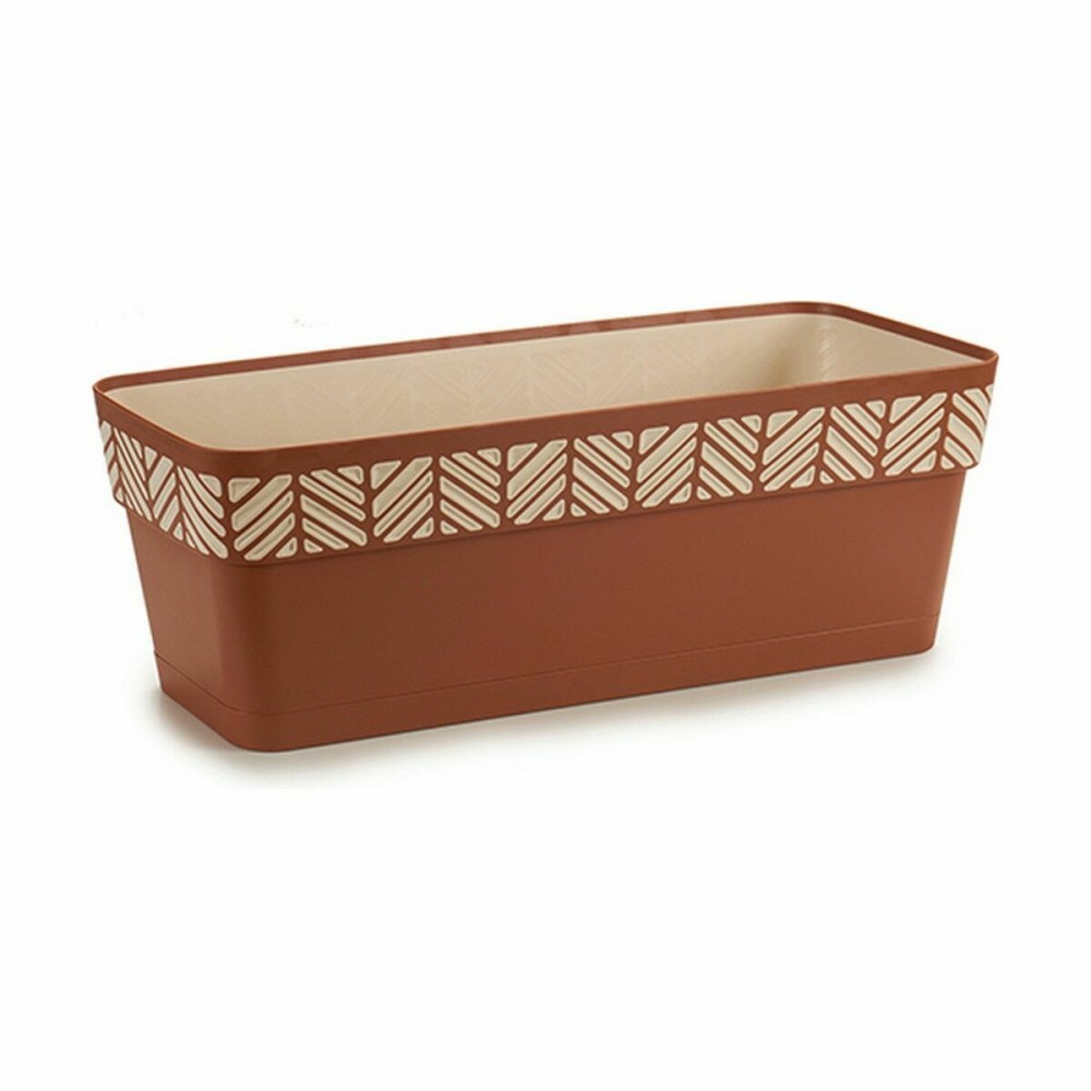 Blumenkasten Stefanplast Orfeo Terrakotta Kunststoff 18 x 17 x 49 cm (12 Stück)