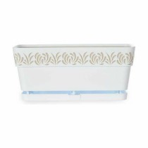 Planter Stefanplast Gaia White Plastic 13,3 x 12,3 x 29,3 cm (12 Units)