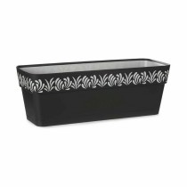 Planter Stefanplast Gaia Anthracite Plastic 49,5 x 17 x 19 cm (12 Units)