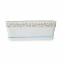 Planter Stefanplast Gaia White Plastic 49,5 x 17 x 19 cm (12 Units)