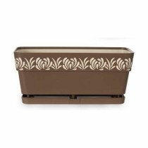 Planter Stefanplast Gaia Brown Plastic 13,3 x 12,3 x 29,3 cm (12 Units)