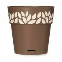 Pot auto-arrosant Stefanplast Cloe Marron Plastique 19 x 19 x 19 cm (12 Unités)