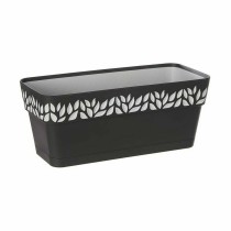 Planter Stefanplast Cloe Anthracite Plastic 13,3 x 12,3 x 29,3 cm (12 Units)