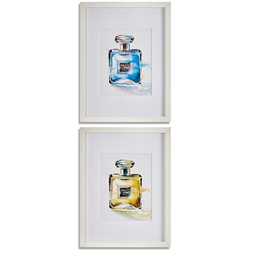 Painting Perfume Glass Particleboard 33 x 3 x 43 cm (6 Units)