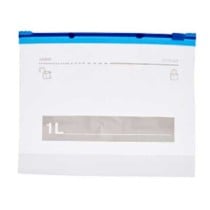 Ensemble de sacs alimentaires réutilisables Leknes 190939000481 Transparent Polyéthylène 1 L 20 x 17 cm ziplock (21 Unités)