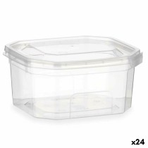 Boîte à repas rectangulaire avec couvercle Leknes BS370ROI Transparent polypropylène 370 ml 10,7 x 5,5 x 11,7 cm (24 Unités)