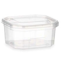 Rectangular Lunchbox with Lid Leknes BS370ROI Transparent polypropylene 370 ml 10,7 x 5,5 x 11,7 cm (24 Units)