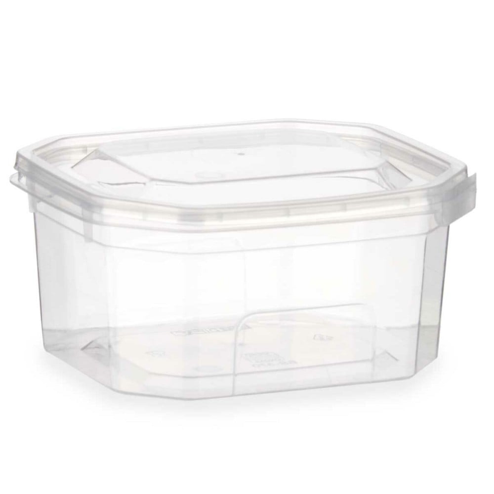 Boîte à repas rectangulaire avec couvercle Leknes BS370ROI Transparent polypropylène 370 ml 10,7 x 5,5 x 11,7 cm (24 Unités)