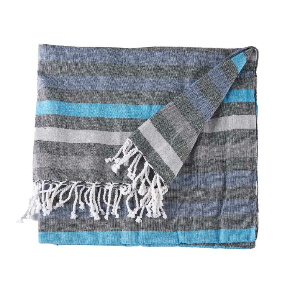 Foulard multi-usages 160 x 200 cm Bleu (12 Unités)