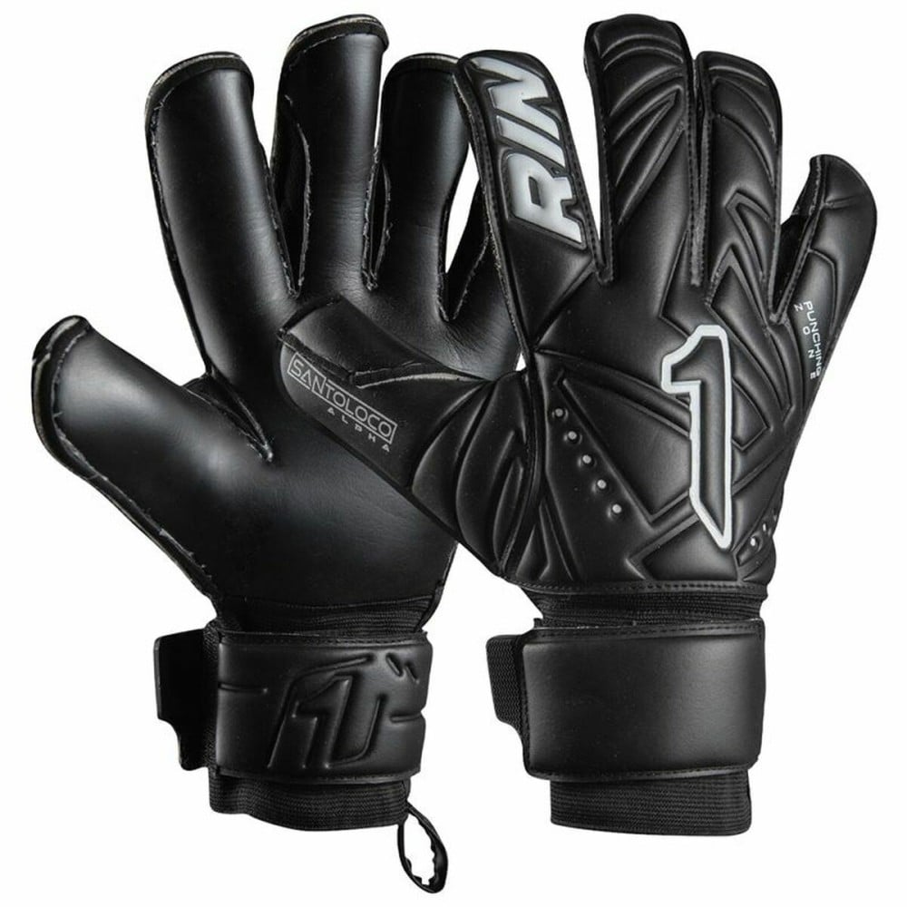 Goalkeeper Gloves Rinat  Santoloco  Black Adults